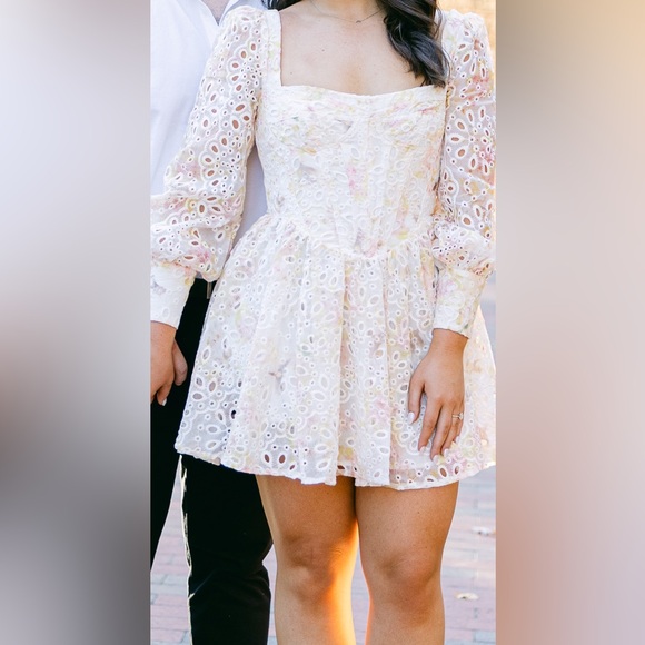 Bardot Lila Flounce Dress - Picture 3 of 5